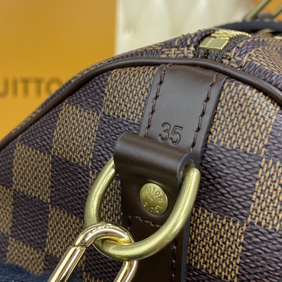 Louis Vuitton SPEEDY BANDOULIERE 35 Damier Ebene Handbag N41366 